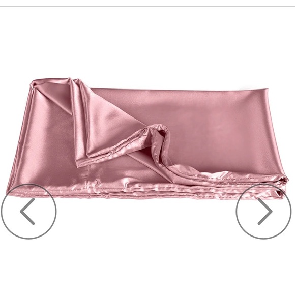 🆕 Pink Vegan Satin King Size Pillowcase